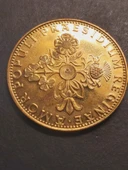 AMOR POPULI PRAESIDIUM REGINAE A900 - Kraliçe Elizabeth 21.39gr 22 ayar A900 Altın Madalya thumbnail 3