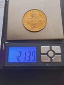 AMOR POPULI PRAESIDIUM REGINAE A900 - Kraliçe Elizabeth 21.39gr 22 ayar A900 Altın Madalya thumbnail 7