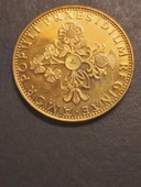 AMOR POPULI PRAESIDIUM REGINAE A900 - Kraliçe Elizabeth 21.39gr 22 ayar A900 Altın Madalya thumbnail 5