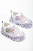 Şirinbebe Ortopedik Kız Bebek İlk Adım Spor Ayakkabı Lila Cırtlı Anorak Malzeme thumbnail 1