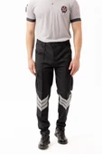 Unisex Güvenlik Kıyafeti KM Pantolon Reflektörlü Cepli Dayanıklı Kumaş Özel Güvenlik Personel Pantolonu thumbnail 1