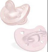 Chicco PhysioForma Soft 2'li Silikon Emzik 2-6 Ay Kız - 1