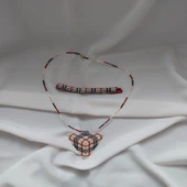 Miyuki Üçgen Takı Seti - 2
