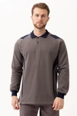 Flora Polo Yaka Sweatshirt - Uzun Kollu, Rahat Kesim, Pamuklu, Günlük ve İş Kullanımı İçin - 1