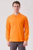 Galanthus Polo Sweat Erkek Uzun Kollu Pamuklu Sweatshirt İş ve Günlük Kullanım İçin - 1