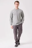 Herba Polo Sweat Erkek Uzun Kollu Pamuklu Sweatshirt İş ve Günlük Kullanım İçin thumbnail 2