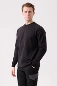 Galanthus Basic Sweatshirt - Uzun Kollu, Pamuklu, Rahat Kesim, Günlük ve İş Kullanımı İçin thumbnail 3