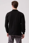 Galanthus Polo Sweat Erkek Uzun Kollu Pamuklu Sweatshirt İş ve Günlük Kullanım İçin - 4