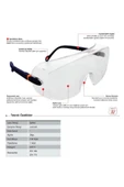 Starline G-039A-C Şeffaf Camlı Antifog Özellikli İş Güvenliği Gözlüğü - 2