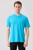 Galanthus V Yaka T-Shirt - Nefes Alabilir, Rahat ve Şık Tasarım - 1