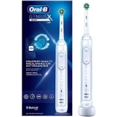 Oral-B Genius X Yapay Zeka Destekli Şarj Edilebilir Diş Fırçası Beyaz thumbnail 1