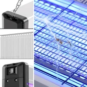 Miracle Omni® Masaüstü veya Duvara Asılabilen 6W Sessiz Sinek Öldürücü UV Mor Işıklı Makina thumbnail 5