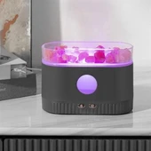 Miracle Omni® Himalaya Tuzlu Renkli Led Aydınlatmalı 200ml Hava Nemlendiricili Aromaterapi Difüzörü - 4