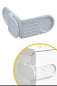 Miracle Omni® Bebek Çocuk Güvenlik Çekmece ve Dolap İçin Kendiliğinde Yapışkanlı Vidasız Köşe Kapak Kilidi - 4