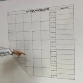 Miracle Omni® Aylık Planlayıcı Manyetik Duvar Stickerı Takvim Plan Çizelgesi - 4