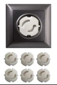 Miracle Omni® Bebek Çocuk Priz Koruma Kapağı (6 Adet) Çocuk Güvenliği, Priz Muhafazası, Priz Kapatıcı - 5