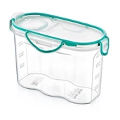 Miracle Omni® Kilitli Kapaklı Contalı Hava,Su Sıvı Geçirmez 1,2 Litre Erzak Saklama Kabı-SA580 - 1