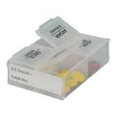 Miracle Omni® 4 Öğün Günlük Hap İlaç Saklama Taşıma Kutusu İlaç Hatırlatıcı - 3