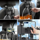 Miracle Omni® Oto Koltuk Arkası Düzenleyici Organizer Askılıklı Telefon,Tablet Tutucu - 3
