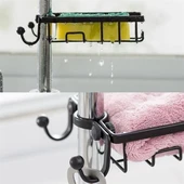 Miracle Omni® Paslanmaz Çelik Mutfak Banyo Musluğuna Sabitlenebilir Sabunluk - 4