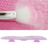 Miracle Omni® Pratik Kolay Makyaj Fırçası Temizleme Matı Aparatı Aleti Küçük - 8