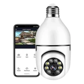 Miracle Omni® WiFi 360 Panoramik Ampul Kamera Gece Görüş Ses Akıllı Hareket Algılayıcı - 1