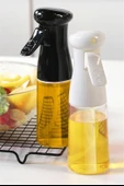 Miracle Omni®  Çok Amaçlı Cam Şişe Püskürtmeli Dağıtıcı Yağdanlık Limonluk Sirke Sosluk Spreyi Siyah - 8