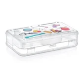 Miracle Omni® Çift Taraflı Bölmeli Hobi Dikiş Kutusu Ardunio Malzeme Kutusu - 2