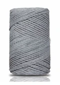 Pamuk Makrome 2 mm Gri - 1