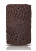 Pamuk Makrome 2 mm Kahverengi - 1
