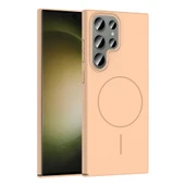 Samsung Galaxy S23 Ultra Kılıf Kablosuz Şarj Özellikli Ruby Silikon Kapak thumbnail 9