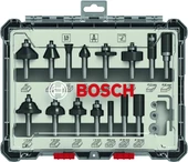 Bosch - Profesyonel 15 Parça Karışık Freze Ucu Seti 8 mm Şaftlı - 2