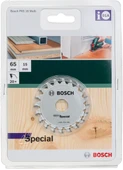 Bosch - PKS16 Çoklu Malzeme için Daire Testere Bıçağı  65x15 mm-20 Diş - 2