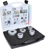 Bosch - X-LOCK - Best Serisi, Taşlama İçin Seramik Kuru Elmas Delici ve Elmas Parmak Freze Uçlu 5 Parça Set - 1