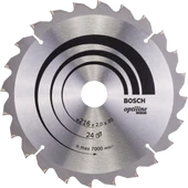 Bosch - Optiline Serisi Ahşap için Daire Testere Bıçağı B 216x30 mm-24 Diş - 1