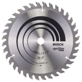 Bosch - Optiline Serisi Ahşap için Daire Testere Bıçağı 184*16 mm 36 Diş - 1