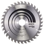 Bosch - Optiline Serisi Ahşap için Daire Testere Bıçağı 190*30 mm 36 Diş - 1