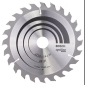 Bosch - Optiline Serisi Ahşap için Daire Testere Bıçağı 210*30 mm 24 Diş - 1