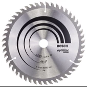 Bosch - Optiline Serisi Ahşap için Daire Testere Bıçağı 190*20/16 mm 48 Diş - 1