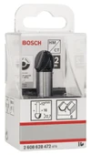 Bosch - Standard Seri Ahşap İçin Çift Oluklu, Sert Metal Dalma Yarımay Freze 12*16*54*8 mm - 2
