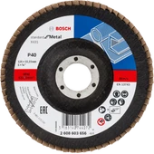 Bosch - 125 mm 40 Kum Standard Seri AlOX Flap Disk - 1