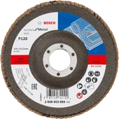 Bosch - 125 mm 120 Kum Standard Seri AlOX Flap Disk - 1