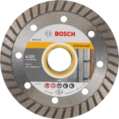 Bosch - Standard Seri Genel Yapı Malzemeleri İçin Turbo Segmanlı Elmas Kesme Diski 115 mm - 1