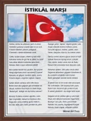 PANDA İSTİKLAL MARŞI MDF ÇERÇEVE 35X50 - 1