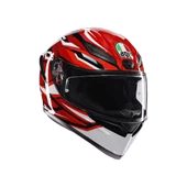 AGV KASK/K1 S LION BLACK/RED/WHITE CONFİGURATİON - 9