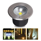 Sıva altı Led Armatür dekoratif ışık show gösteri yol aydınlatma açık alan enerji tasarruflu Yuvarlak zemin Doğal Beyaz 4000K A-1405 1W 220V - 7