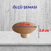Bohem Plastik Kulp Ceviz Bombeli Düğme Mobilya Mutfak Dolap Dolabı Çekmece Kulbu Kulpları thumbnail 3