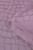 Altınbaşak Jakarlı Saten Çift Kişilik Nevresim Takımı Adelya Puce thumbnail 4