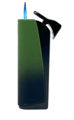 Tek Torch Jet Alev Çakmak - Siyah/Yeşil - 3