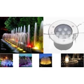 Sıva altı Led Armatür dekoratif ışık show gösteri yol aydınlatma açık alan enerji tasarruflu Yuvarlak zemin Doğal Beyaz 4000K A-1402 6W 220V - 12